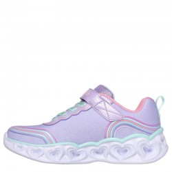 SKECHERS HEART LIGHTS - RETRO HEARTS (302689L-LVMT)ΠΑΙΔΙΚΑ ΠΑΠΟΥΤΣΙΑ ΦΩΤΙΖΟΜΕΝΑ ΜΩΒ