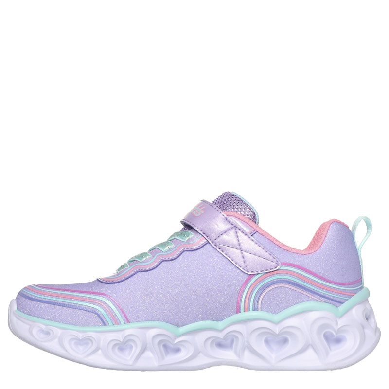 SKECHERS HEART LIGHTS - RETRO HEARTS (302689L-LVMT)ΠΑΙΔΙΚΑ ΠΑΠΟΥΤΣΙΑ ΦΩΤΙΖΟΜΕΝΑ ΜΩΒ