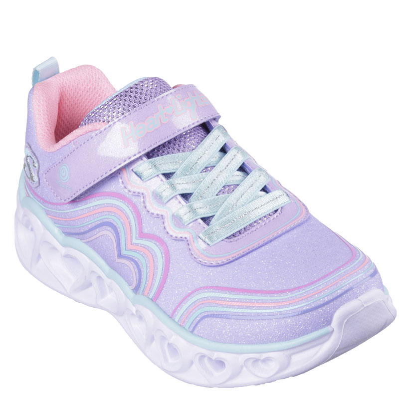 SKECHERS HEART LIGHTS - RETRO HEARTS (302689L-LVMT)ΠΑΙΔΙΚΑ ΠΑΠΟΥΤΣΙΑ ΦΩΤΙΖΟΜΕΝΑ ΜΩΒ