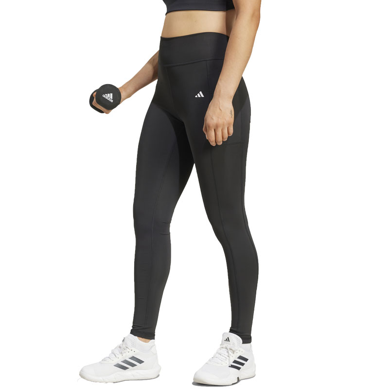 Adidas Optime Full-Length Leggings (IQ2688)ΓΥΝΑΙΚΕΙΟ ΚΟΛΑΝ ΜΑΥΡΟ