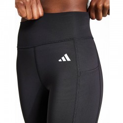 Adidas Optime Full-Length Leggings (IQ2688)ΓΥΝΑΙΚΕΙΟ ΚΟΛΑΝ ΜΑΥΡΟ