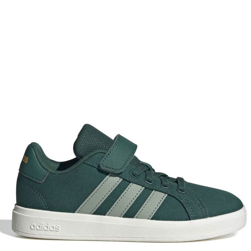 ADIDAS GRAND COURT 2.0 EL KIDS (IH8140)ΠΑΙΔΙΚΑ ΠΑΠΟΥΤΣΙΑ GREEN/OWHITE/CBLACK