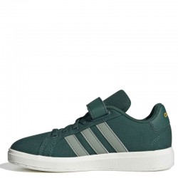 ADIDAS GRAND COURT 2.0 EL KIDS (IH8140)ΠΑΙΔΙΚΑ ΠΑΠΟΥΤΣΙΑ GREEN/OWHITE/CBLACK