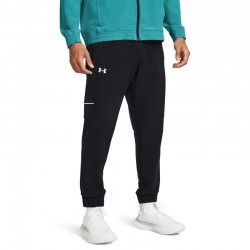 UNDER ARMOUR UA Hoops Woven Pant (1383401-001)ΑΝΔΡΙΚΟ ΠΑΝΤΕΛΟΝΙ ΦΟΡΜΑΣ ΜΑΥΡΟ