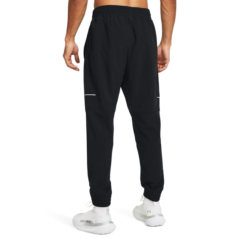 UNDER ARMOUR UA Hoops Woven Pant (1383401-001)ΑΝΔΡΙΚΟ ΠΑΝΤΕΛΟΝΙ ΦΟΡΜΑΣ ΜΑΥΡΟ