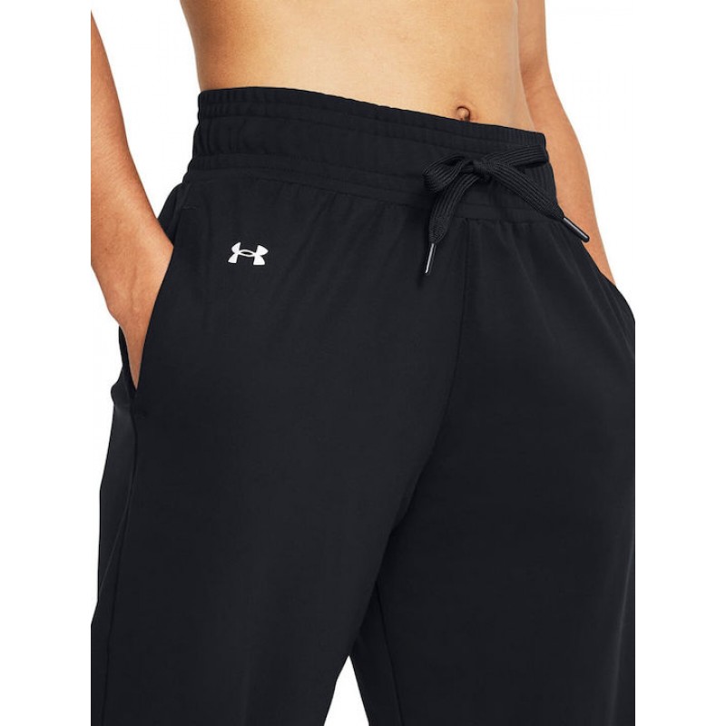 UNDER ARMOUR Motion Open Hem Pant (1383721-001)ΓΥΝΑΙΚΕΙΟ ΠΑΝΤΕΛΟΝΙ ΦΟΡΜΑΣ ΜΑΥΡΟ