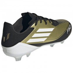 Adidas F50 League Messi FG/MG (IG9274)Ποδοσφαιρικά Παπούτσια με Τάπες Gold Metallic / Cloud White / Core Black