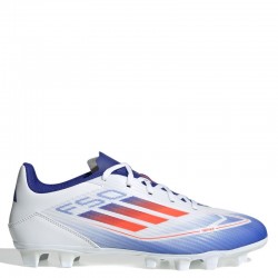 Adidas F50 Club FxG (IE0611)Ποδοσφαιρικά Παπούτσια με Τάπες Cloud White / Solar Red / Lucid Blue