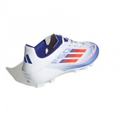 Adidas F50 Club FxG (IE0611)Ποδοσφαιρικά Παπούτσια με Τάπες Cloud White / Solar Red / Lucid Blue