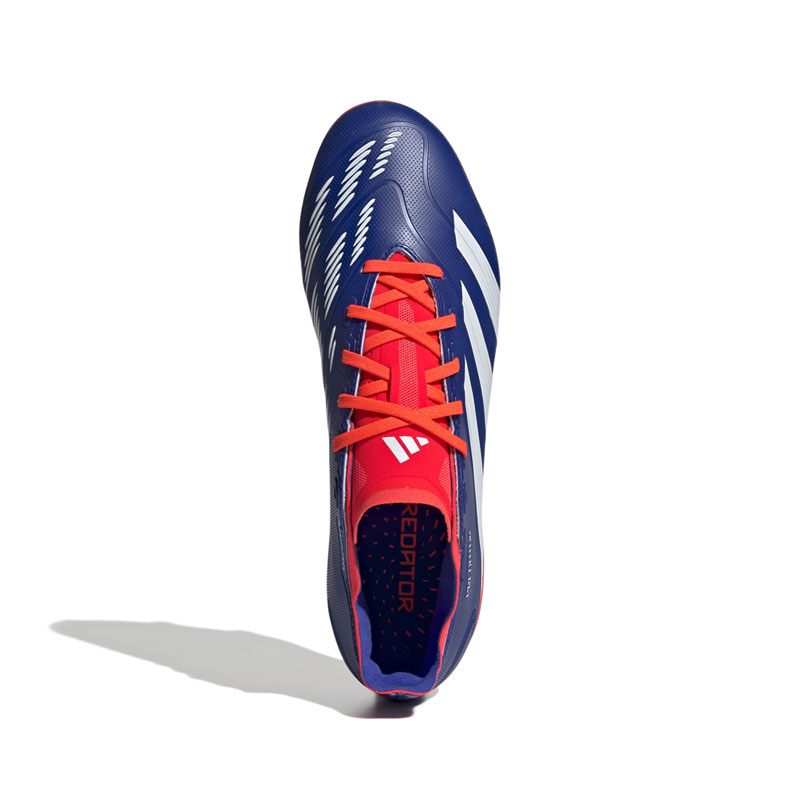 Adidas Predator League FG (IF6348)Ποδοσφαιρικά Παπούτσια με Τάπες  Lucid Blue / Cloud White / Solar Red