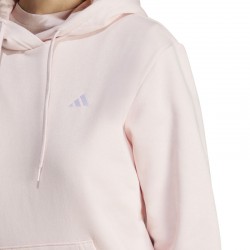 ADIDAS Essentials Small Logo Feel Cozy (IY1649)Γυναικείο Φούτερ με Κουκούλα Ροζ