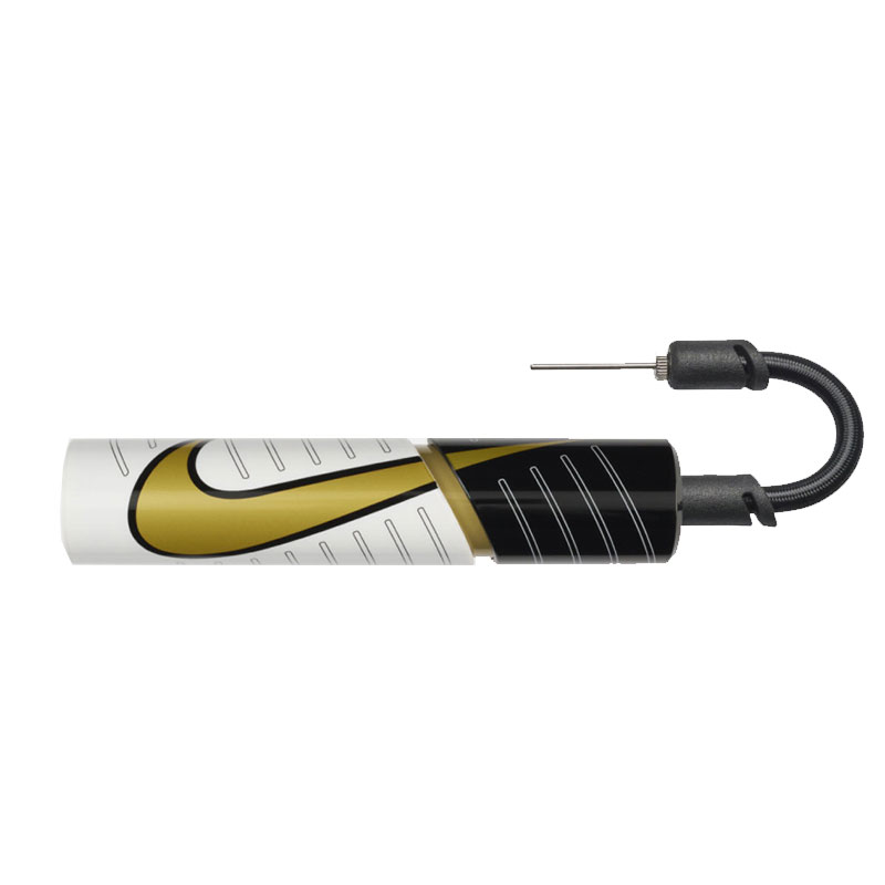 Nike Essential Ball Pump Intl (N.000.1484-180)Τρόμπα για Μπάλα Χειρός BLACK/WHITE/GOLD