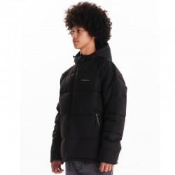 EMERSON ΑΝΔΡΙΚΟ ΜΠΟΥΦΑΝ PUFFER ΜΕ ΚΟΥΚΟΥΛΑ ΜΑΥΡΟ (242.EM10.90-BLACK)