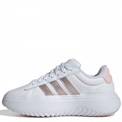 ADIDAS Grand Court Platform Shoes (IH2425)Γυναικεία Sneakers Cloud White / Sandy Pink Met. / Sandy Pink