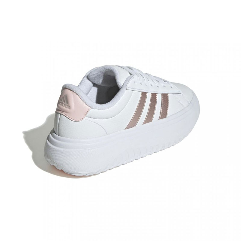 ADIDAS Grand Court Platform Shoes (IH2425)Γυναικεία Sneakers Cloud White / Sandy Pink Met. / Sandy Pink