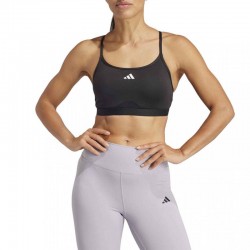 ADIDAS AEROREACT TRAINING 3STRIPES BRA (JF3344)ΓΥΝΑΙΚΕΙΟ ΜΠΟΥΣΤΑΚΙ ΜΑΥΡΟ