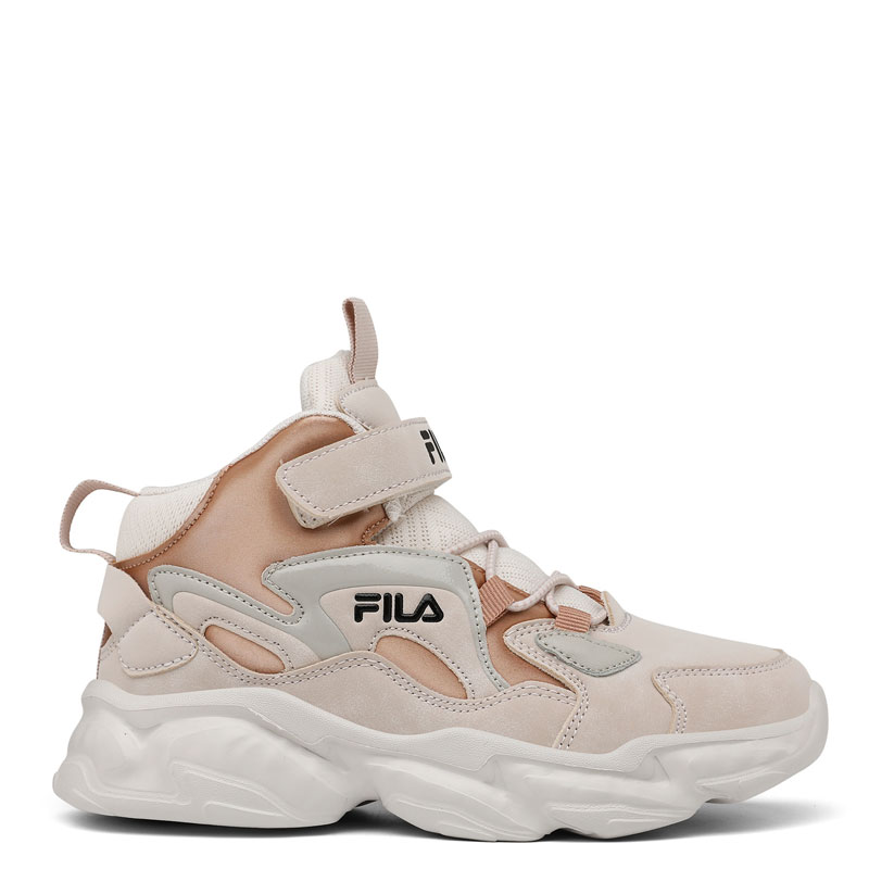 FILA Memory Squad V GIRLS (3YF43005-990)ΠΑΙΔΙΚΑ ΠΑΠΟΥΤΣΙΑ ΜΠΟΤΑΚΙΑ CORAL PINK/GOLD