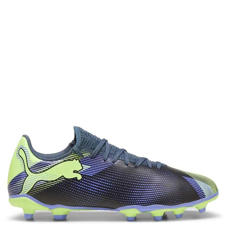 Puma Future 7 Play FG/AG (107939-03)Ποδοσφαιρικά Παπούτσια με Τάπες  Gray Skies/Elektro Purple