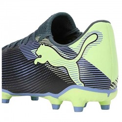 Puma Future 7 Play FG/AG (107939-03)Ποδοσφαιρικά Παπούτσια με Τάπες  Gray Skies/Elektro Purple