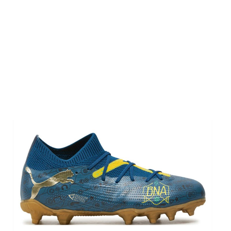 PUMA FUTURE 7 MATCH BNA FG/AG JUNIOR (108083-01)ΠΑΙΔΙΚΑ ΠΑΠΟΥΤΣΙΑ ΠΟΔΟΣΦΑΙΡΟΥ ΜΕ ΤΑΠΕΣ Sailing Blue/Marine Blue/Pelé Yellow/Grassy Green