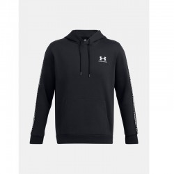 UNDER ARMOUR UA Icon Fleece HD Taping (1389356-001)ΑΝΔΡΙΚΗ ΦΟΥΤΕΡ ΜΠΛΟΥΖΑ ΜΕ ΚΟΥΚΟΥΛΑ ΜΑΥΡΗ