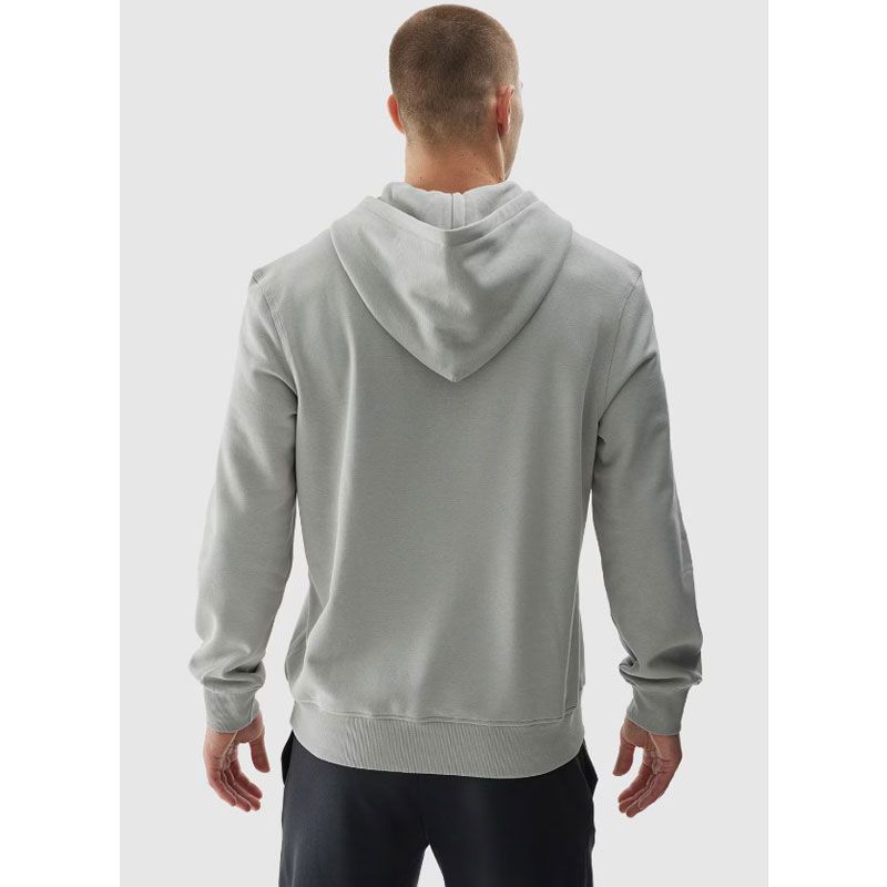 4F SWEATSHIRT MENS (4FWAW24TSWSM1259-25S)ΑΝΔΡΙΚΗ ΦΟΥΤΕΡ ΜΠΛΟΥΖΑ ΓΚΡΙ