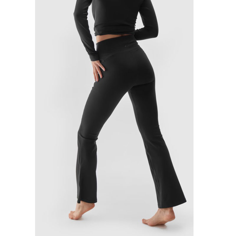 4F TROUSERS FNK WMNS (4FWAW24TFTRF0716-20S)ΓΥΝΑΙΚΕΙΟ ΠΑΝΤΕΛΟΝΙ ΜΑΥΡΟ