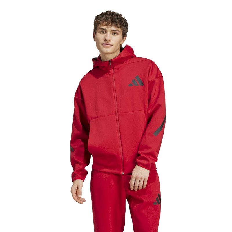 ADIDAS Z.N.E. Full-Zip Hooded Track Jacket (JF6540)ΑΝΔΡΙΚΗ ΖΑΚΕΤΑ ΚΟΚΚΙΝΗ