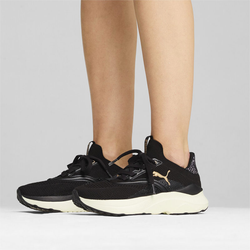 PUMA Softride Mayve Minima Leopard Wmns (310162-01)ΓΥΝΑΙΚΕΙΟ ΥΠΟΔΗΜΑ Black-Warm White-PUMA Gold