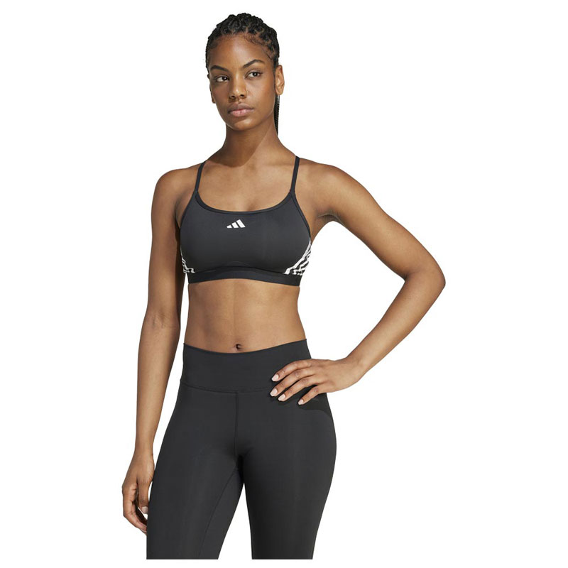 Adidas Aeroreact Training Light-Support Bra (JF3340)ΓΥΝΑΙΚΕΙΟ ΜΠΟΥΣΤΑΚΙ ΜΑΥΡΟ