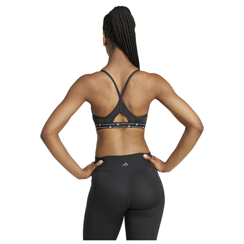 Adidas Aeroreact Training Light-Support Bra (JF3340)ΓΥΝΑΙΚΕΙΟ ΜΠΟΥΣΤΑΚΙ ΜΑΥΡΟ