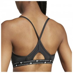 Adidas Aeroreact Training Light-Support Bra (JF3340)ΓΥΝΑΙΚΕΙΟ ΜΠΟΥΣΤΑΚΙ ΜΑΥΡΟ