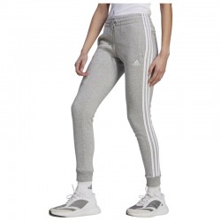 Adidas Essentials 3-Stripes FL C PT WMNS (IL3282)ΓΥΝΑΙΚΕΙΟ ΠΑΝΤΕΛΟΝΙ ΦΟΡΜΑΣ ΓΚΡΙ