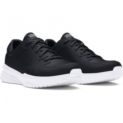 UNDER ARMOUR CHARGED EDGE LΕΑTHΕR (3028375-001)ΑΝΔΡΙΚΟ ΠΑΠΟΥΤΣΙ ΜΑΥΡΟ/ΛΕΥΚΟ