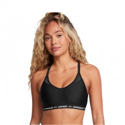 Under Armour UA Crossback Low Bra (1386424-001)ΓΥΝΑΙΚΕΙΟ ΜΠΟΥΣΤΑΚΙ ΜΑΥΡΟ