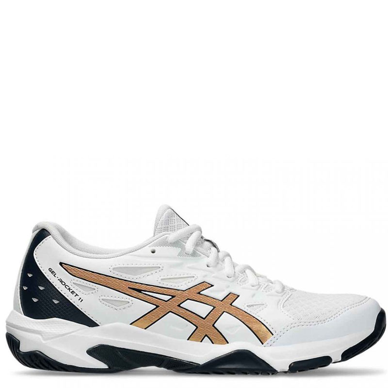 ASICS Gel-rocket 11 WMNS (1072A093-104)Γυναικεία Αθλητικά Παπούτσια Βόλεϊ  White/Pure Gold