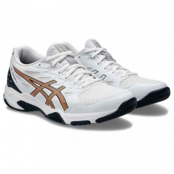 ASICS Gel-rocket 11 WMNS (1072A093-104)Γυναικεία Αθλητικά Παπούτσια Βόλεϊ  White/Pure Gold