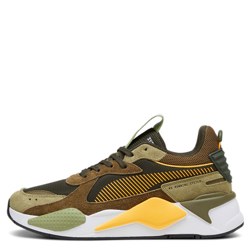 PUMA RS-X Heritage mens (398210-01)ΑΝΔΡΙΚΑ ΠΑΠΟΥΤΣΙΑ Dark Olive-Sun Stream