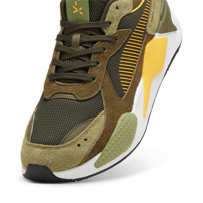 PUMA RS-X Heritage mens (398210-01)ΑΝΔΡΙΚΑ ΠΑΠΟΥΤΣΙΑ Dark Olive-Sun Stream