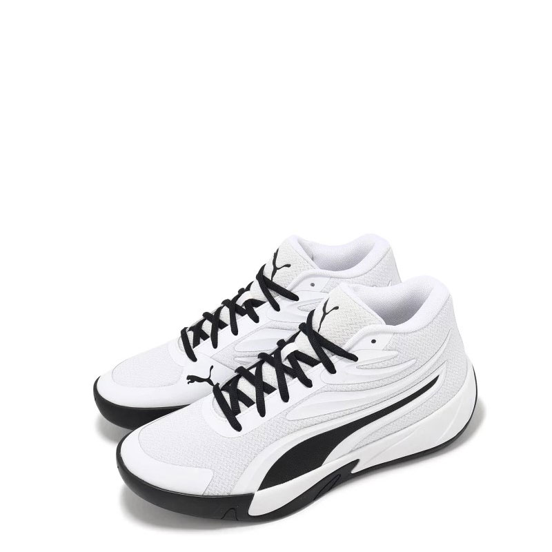 PUMA Court Pro Basketball Shoes (310829-07)ΑΝΔΡΙΚΑ ΠΑΠΟΥΤΣΙΑ ΜΠΑΣΚΕΤ ΛΕΥΚΟ/ΜΑΥΡΟ