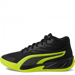 PUMA Court Pro Basketball Shoes JUNIOR (310842-03)ΠΑΙΔΙΚΑ ΠΑΠΟΥΤΣΙΑ ΜΠΑΣΚΕΤ Black-Electric Lime