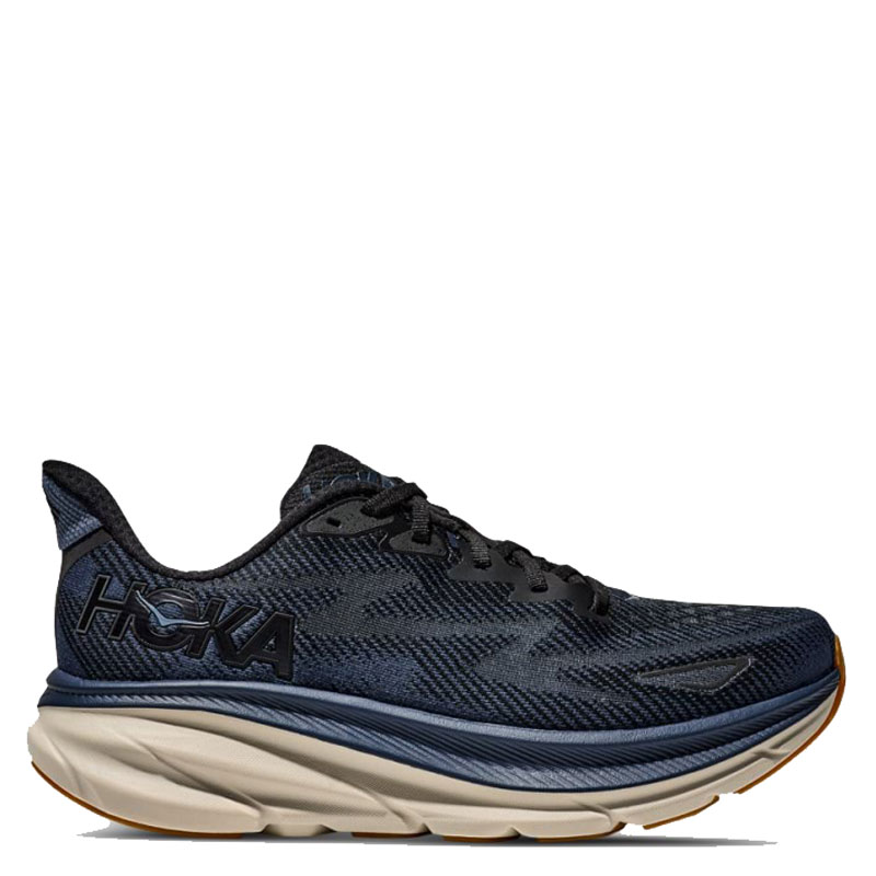 HOKA Clifton 9 (1127895-BYN)ΑΝΔΡΙΚΑ ΠΑΠΟΥΤΣΙΑ RUNNING BLACK / VARSITY NAVY