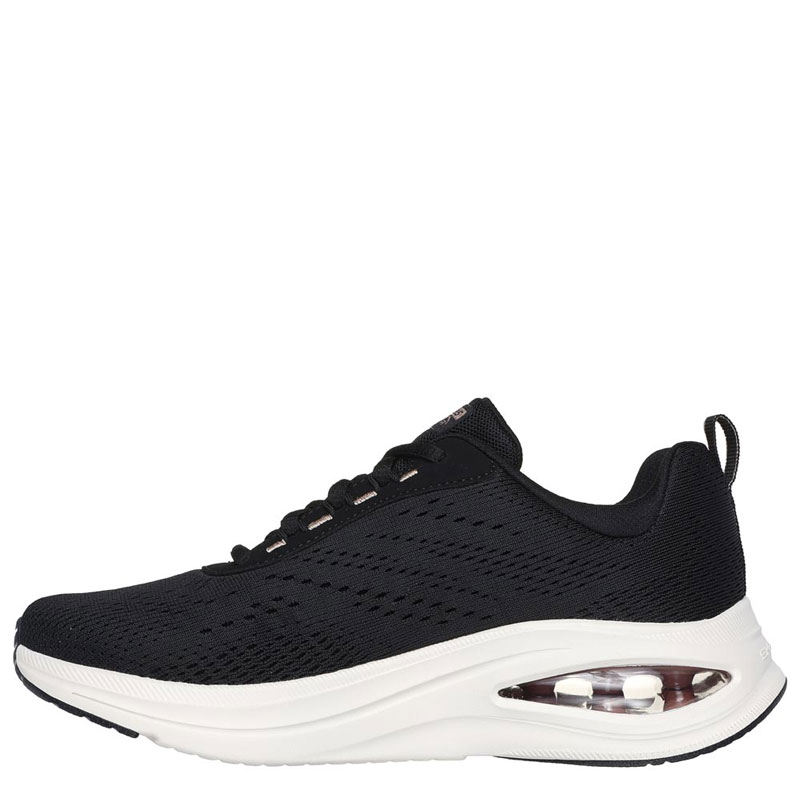 Skechers Engineered Mesh Metallic Trim Lace-Up Air-Cooled Mf (150074-BKRG)ΓΥΝΑΙΚΕΙΑ ΠΑΠΟΥΤΣΙΑ BLACK/WHITE/ROSE GOLD