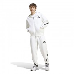 Adidas Z.N.E. Full-Zip Hooded Track Jacket (JF2443)ΑΝΔΡΙΚΗ ΖΑΚΕΤΑ ΜΕ ΚΟΥΚΟΥΛΑ  ΛΕΥΚΗ