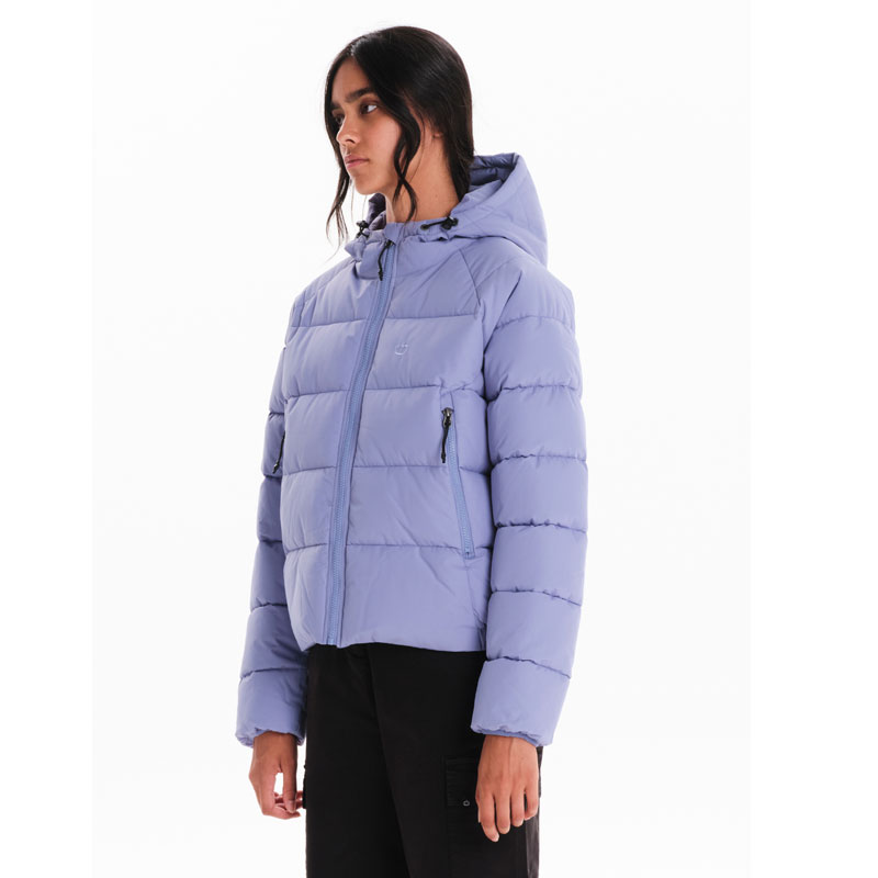 EMERSON ΓΥΝΑΙΚΕΙΟ ΜΠΟΥΦΑΝ PUFFER ΜΕ ΚΟΥΚΟΥΛΑ ΜΩΒ (242.EW10.91-VIOLET)