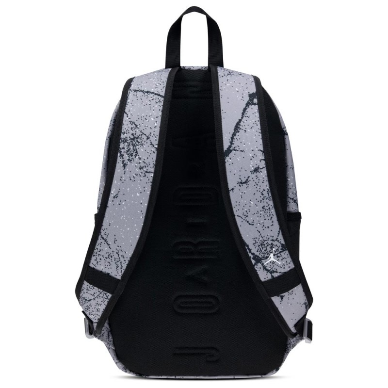 Jordan Jersey Backpack (9A0780-G0W)ΤΣΑΝΤΑ ΠΛΑΤΗΣ ΓΚΡΙ/ΜΑΥΡΟ 27 ΛΙΤΡΑ