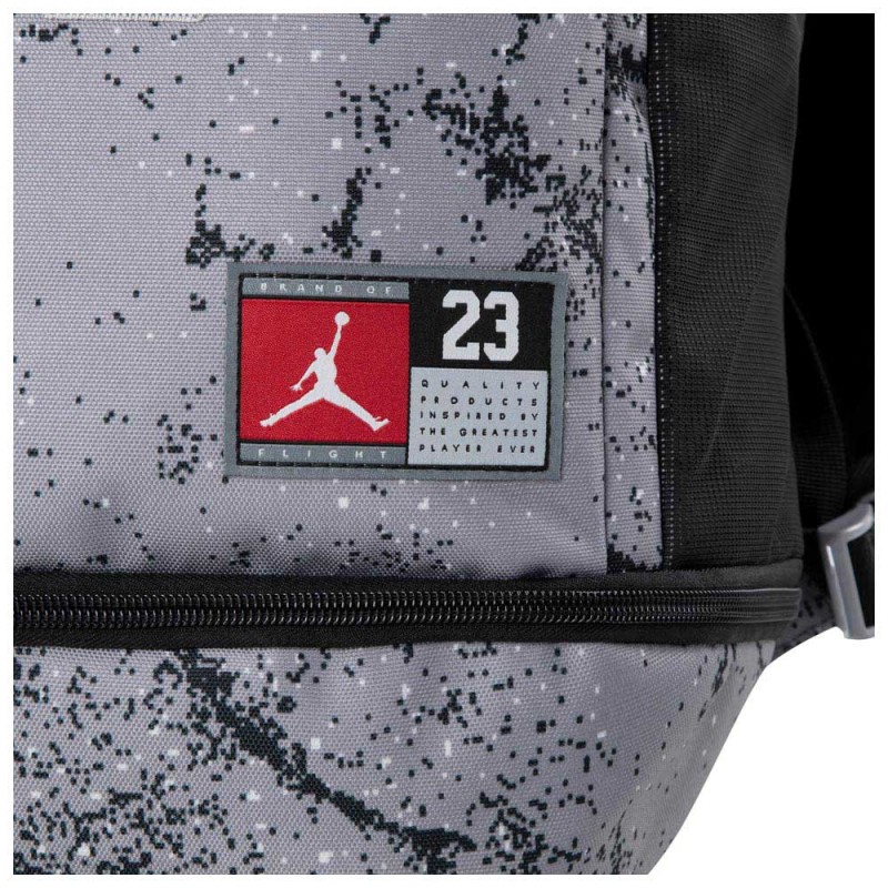 Jordan Jersey Backpack (9A0780-G0W)ΤΣΑΝΤΑ ΠΛΑΤΗΣ ΓΚΡΙ/ΜΑΥΡΟ 27 ΛΙΤΡΑ