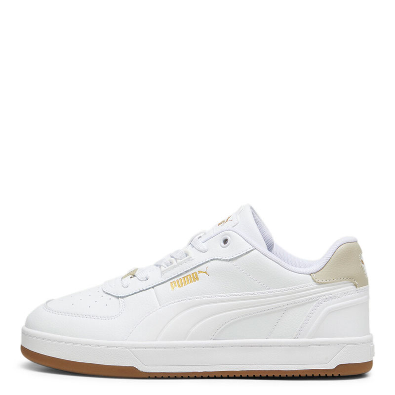 PUMA CAVEN 2.0 LUX (395016-07)ΑΝΔΡΙΚΑ ΠΑΠΟΥΤΣΙΑ ΛΕΥΚΑ/ΜΠΕΖ