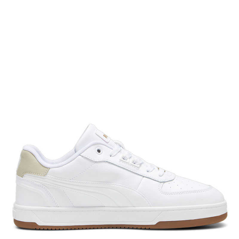 PUMA CAVEN 2.0 LUX (395016-07)ΑΝΔΡΙΚΑ ΠΑΠΟΥΤΣΙΑ ΛΕΥΚΑ/ΜΠΕΖ