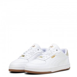 PUMA CAVEN 2.0 LUX (395016-07)ΑΝΔΡΙΚΑ ΠΑΠΟΥΤΣΙΑ ΛΕΥΚΑ/ΜΠΕΖ